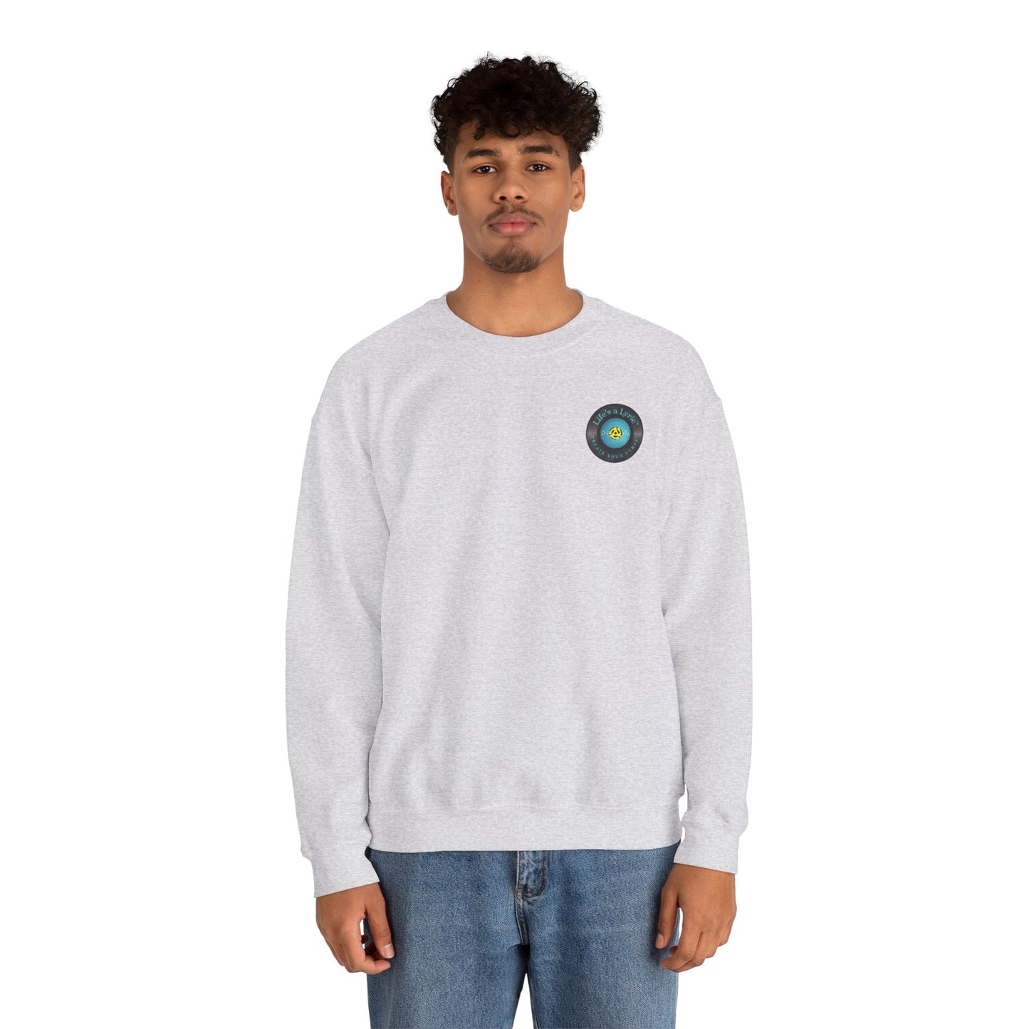 Life's a Lyric Crewneck Sweatshirt - Unisex Heavy Blend™