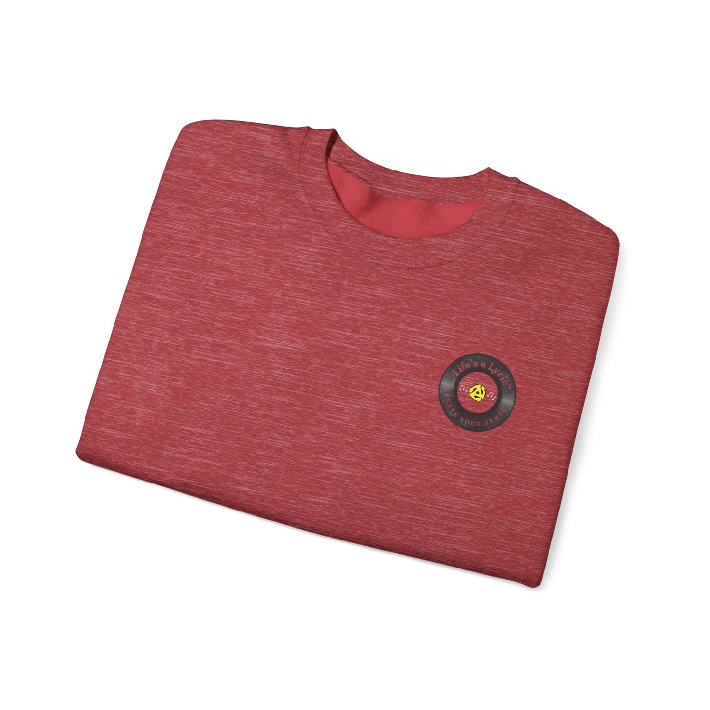 Life's a Lyric Crewneck Sweatshirt - Unisex Heavy Blend™