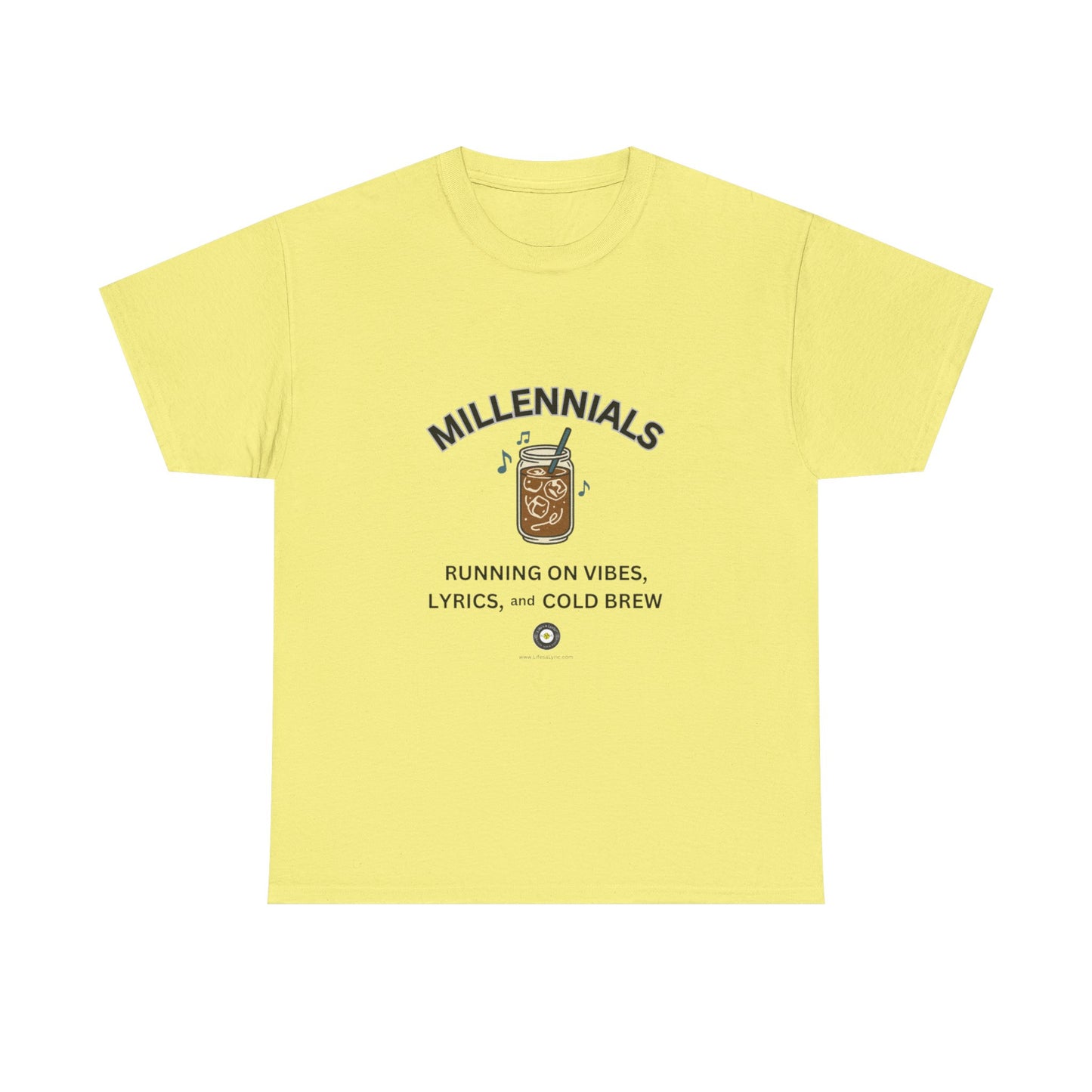 Life’s a Lyric™ Create Your Verse™ Retro Millennials Vibes Tee