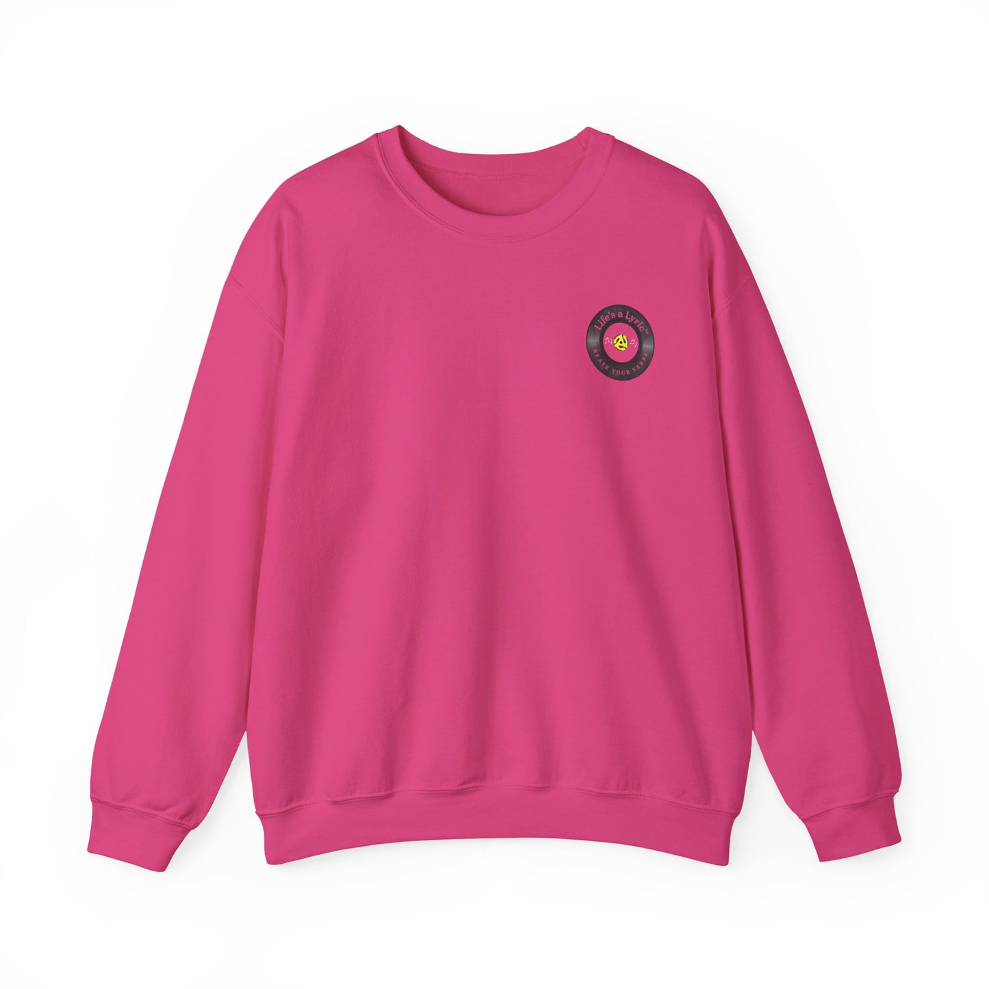Life's a Lyric Crewneck Sweatshirt - Unisex Heavy Blend™