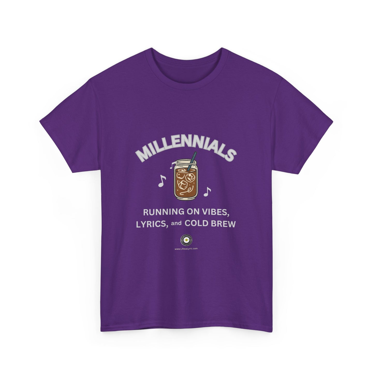 Life’s a Lyric™ Create Your Verse™ Retro Millennials Vibes Tee