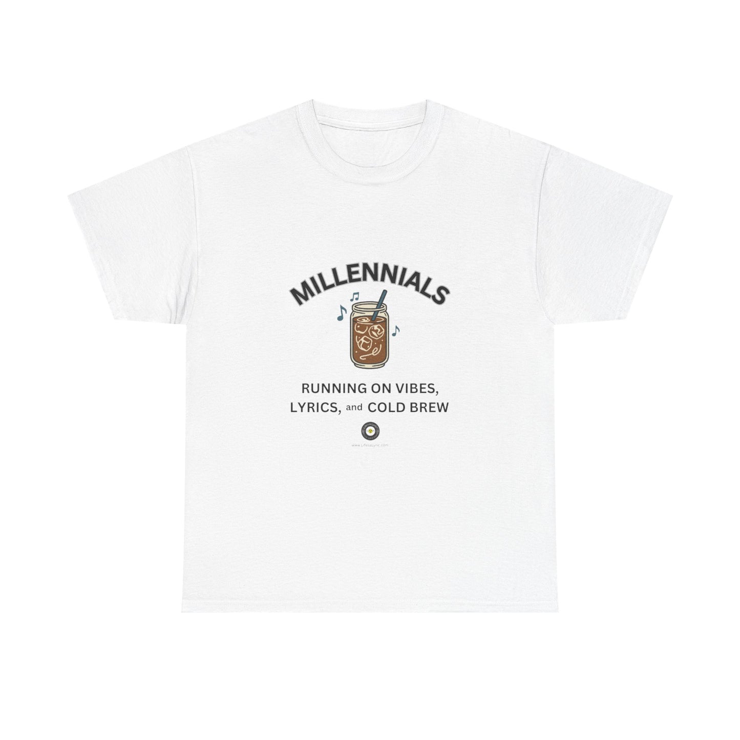 Life’s a Lyric™ Create Your Verse™ Retro Millennials Vibes Tee
