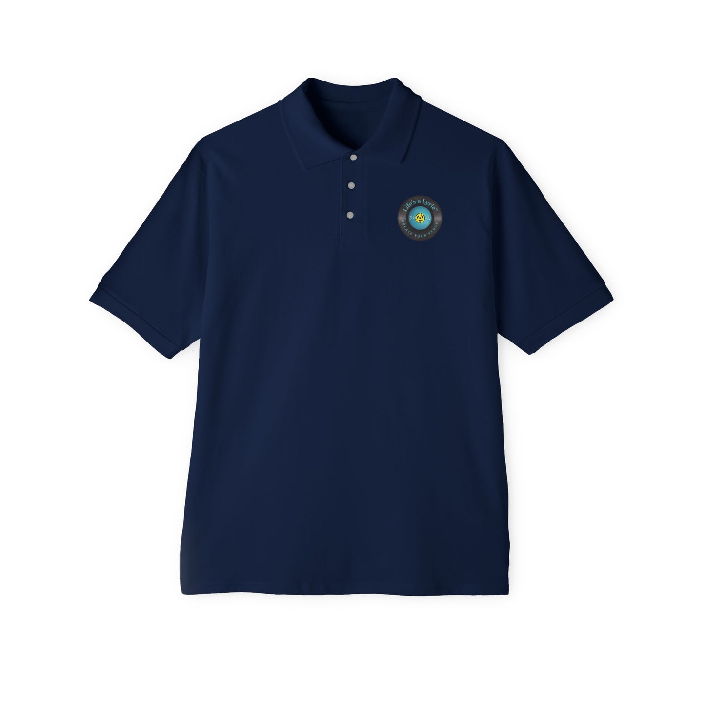 Life’s a Lyric™ Create Your Verse™ Men's 100% Cotton Polo Shirt