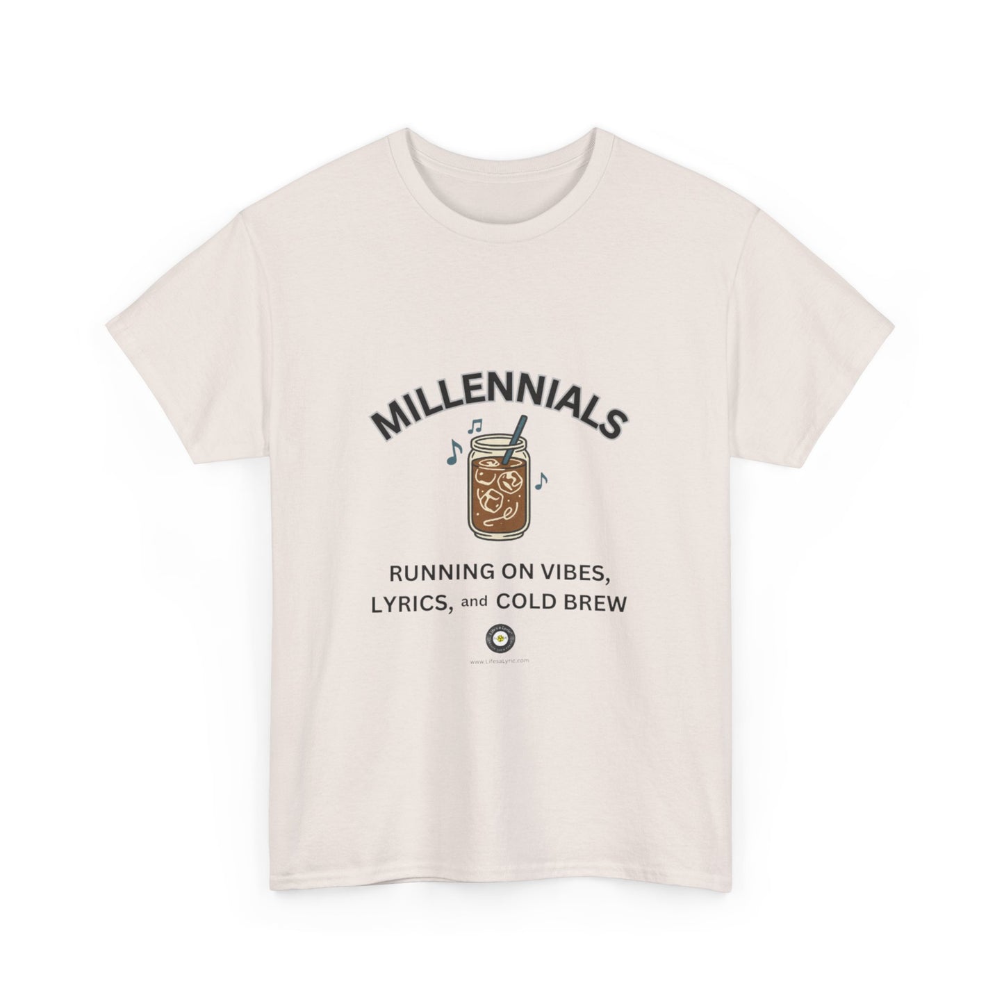 Life’s a Lyric™ Create Your Verse™ Retro Millennials Vibes Tee
