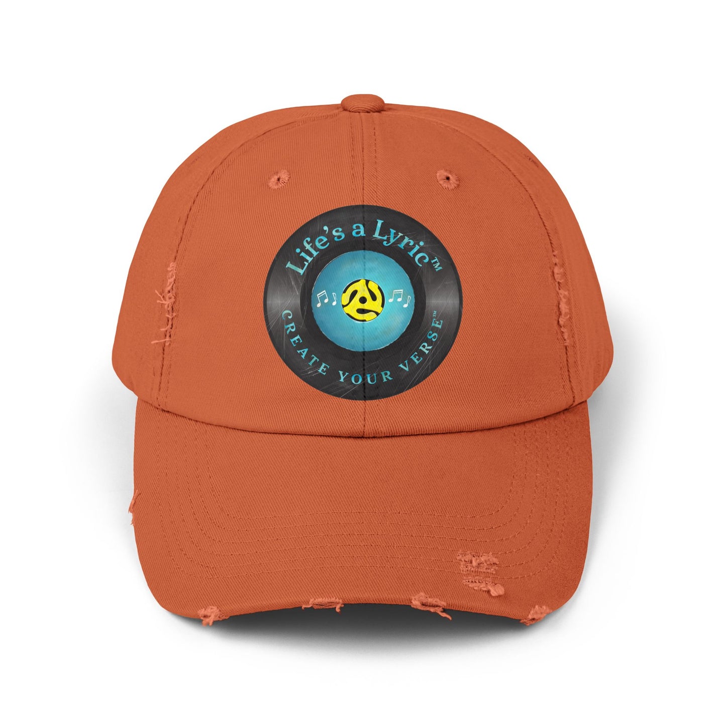 Life’s a Lyric™ Create Your Verse™ Unisex Distressed Cap