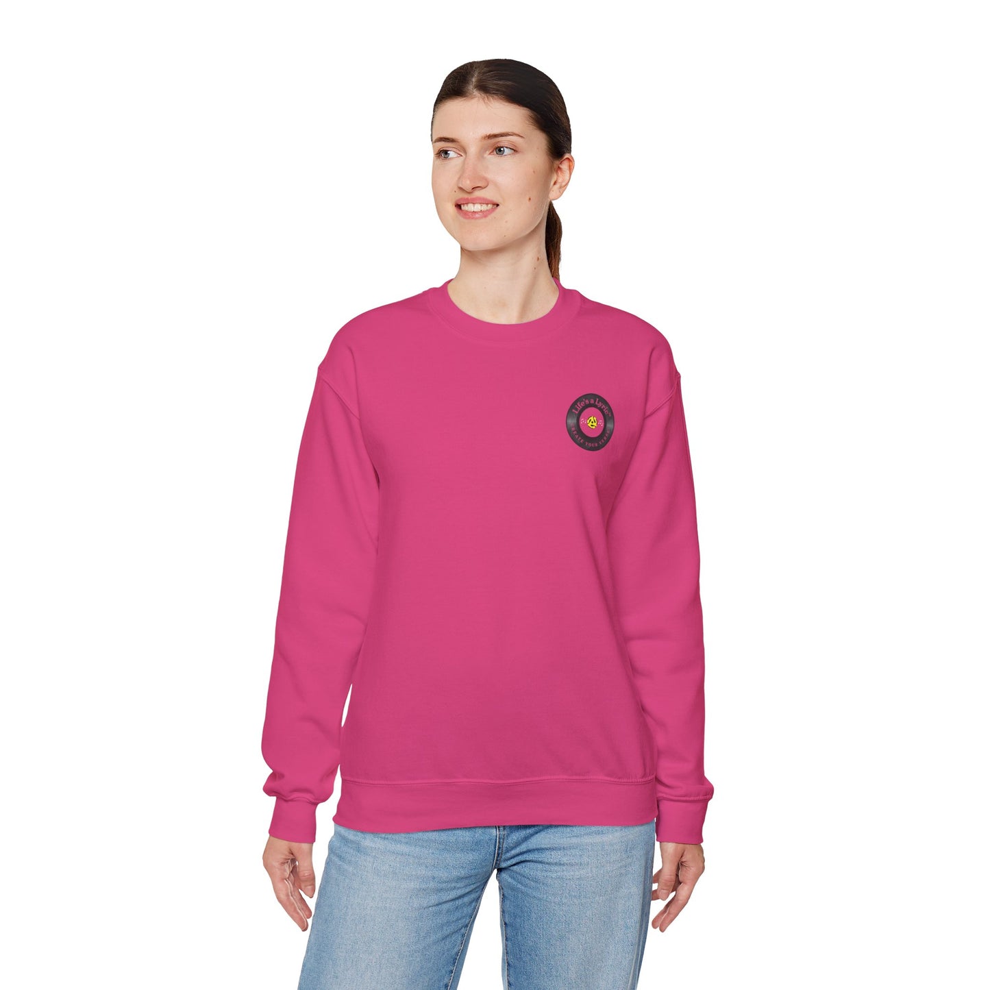 Life's a Lyric Crewneck Sweatshirt - Unisex Heavy Blend™