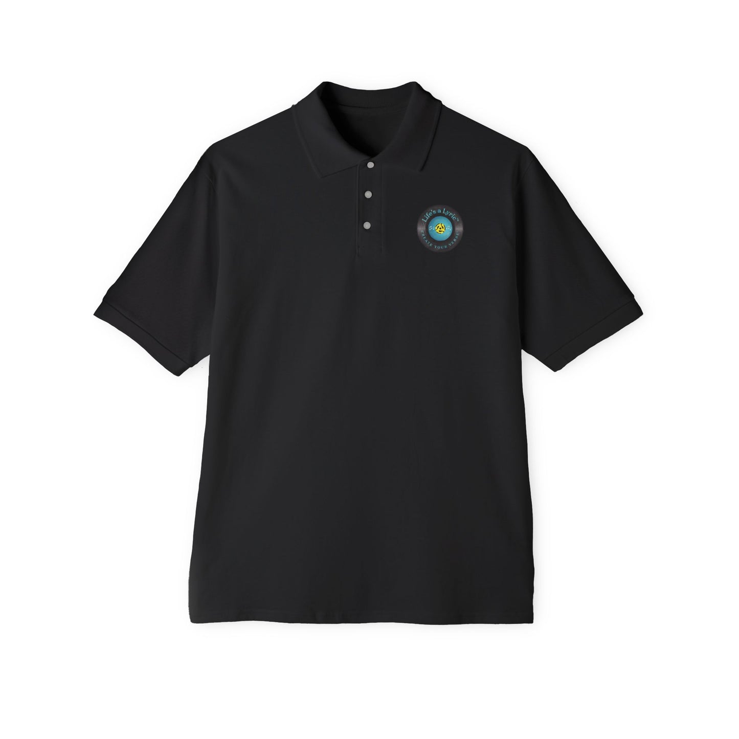 Life’s a Lyric™ Create Your Verse™ Men's 100% Cotton Polo Shirt