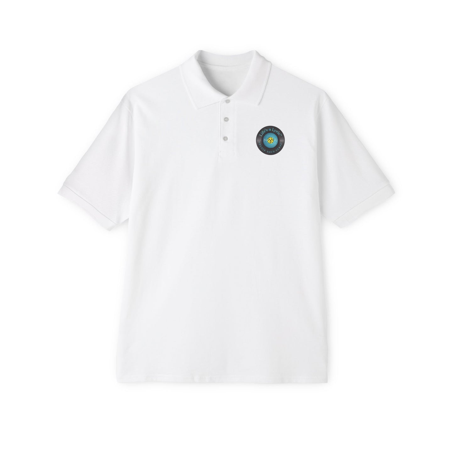 Life’s a Lyric™ Create Your Verse™ Men's 100% Cotton Polo Shirt