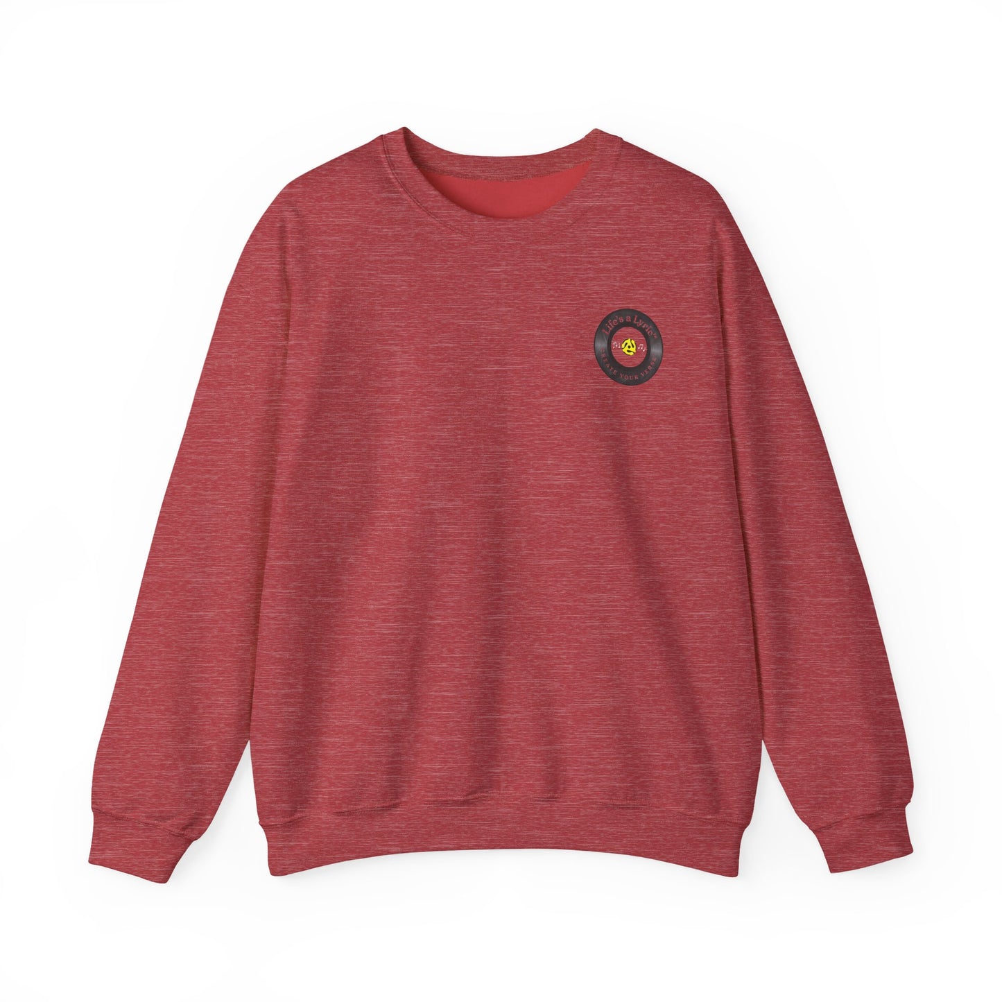 Life's a Lyric Crewneck Sweatshirt - Unisex Heavy Blend™
