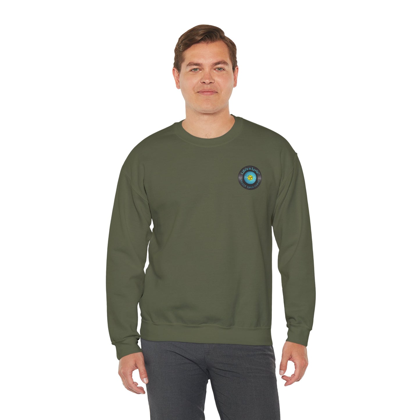 Life's a Lyric Crewneck Sweatshirt - Unisex Heavy Blend™