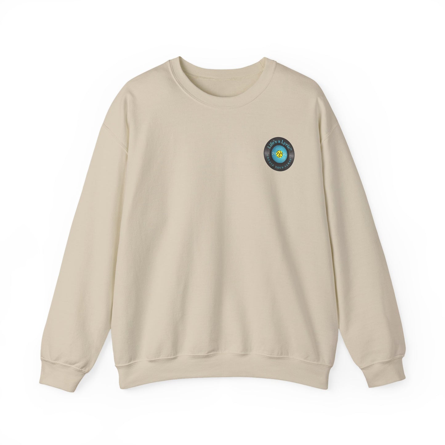 Life's a Lyric Crewneck Sweatshirt - Unisex Heavy Blend™