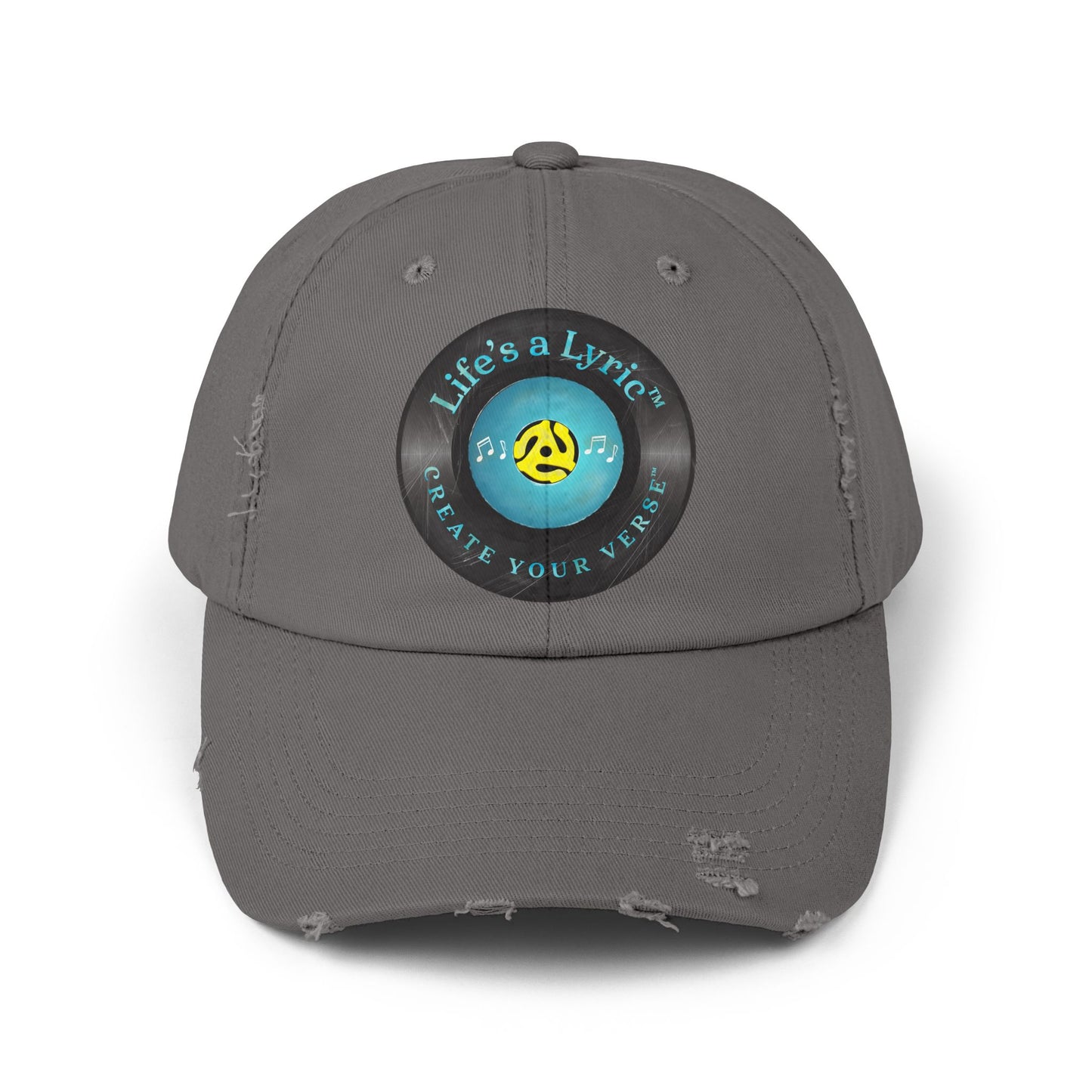 Life’s a Lyric™ Create Your Verse™ Unisex Distressed Cap