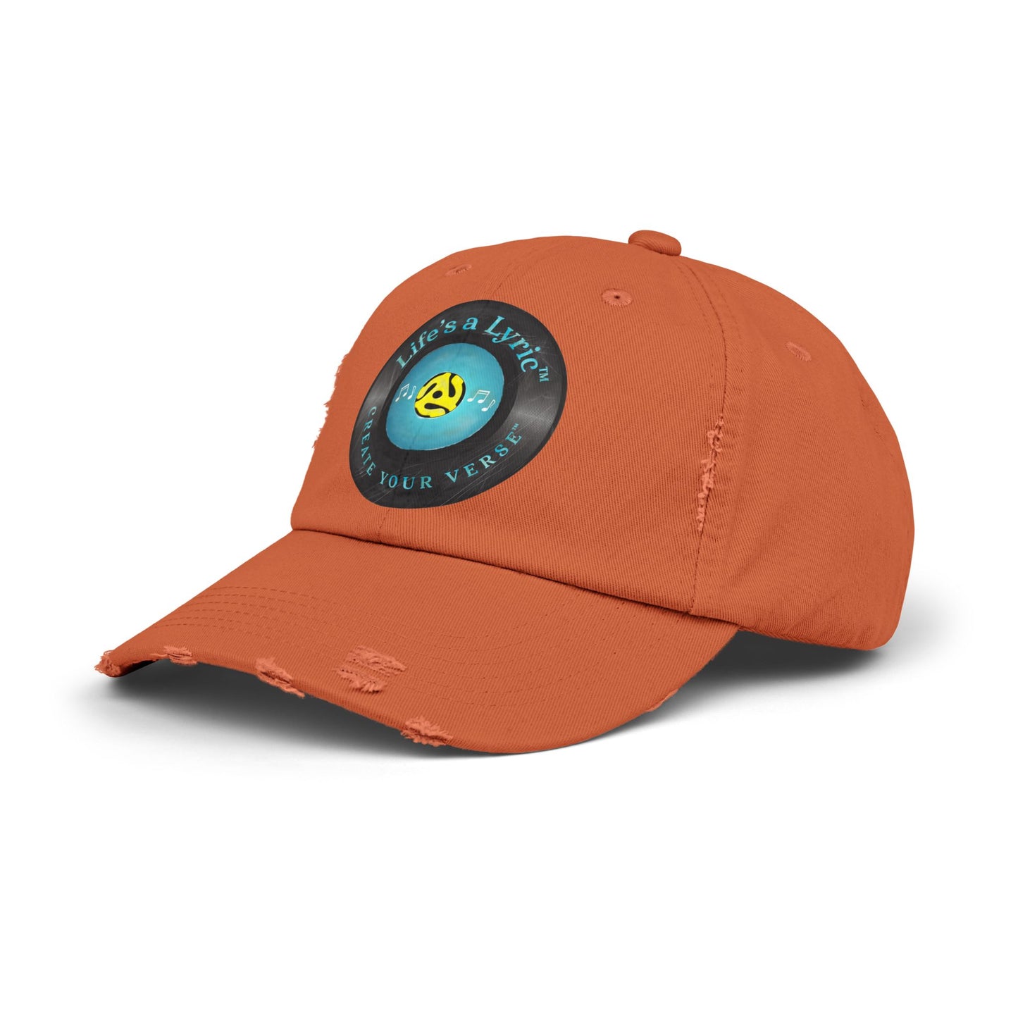 Life’s a Lyric™ Create Your Verse™ Unisex Distressed Cap