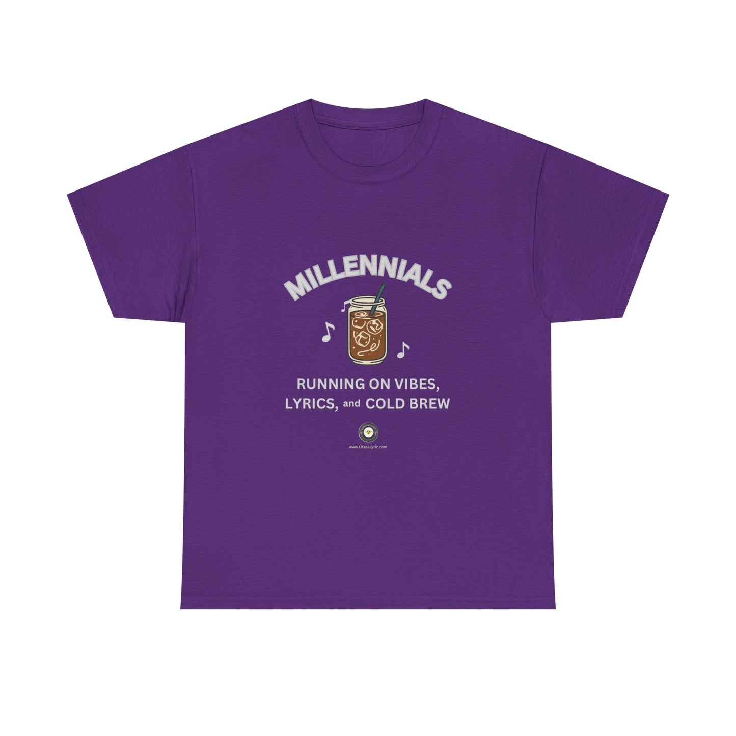 Life’s a Lyric™ Create Your Verse™ Retro Millennials Vibes Tee