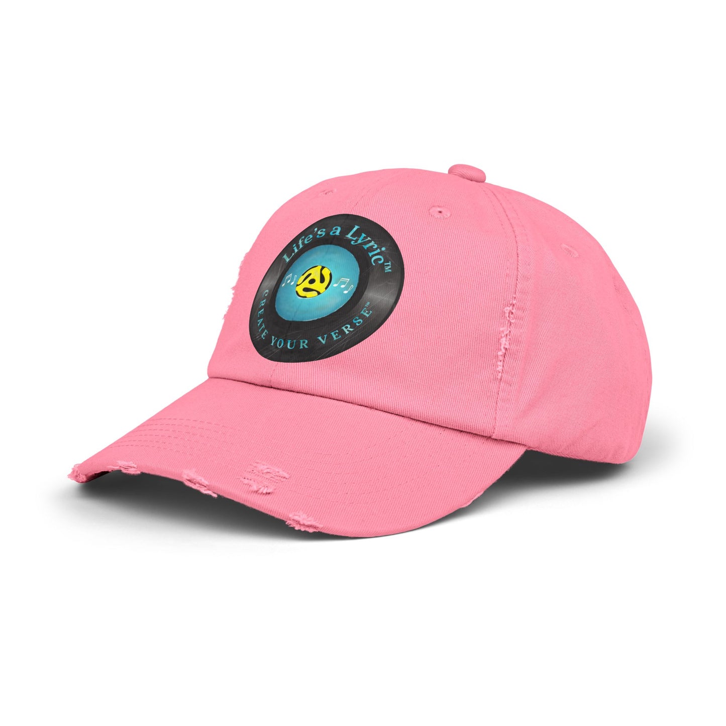 Life’s a Lyric™ Create Your Verse™ Unisex Distressed Cap