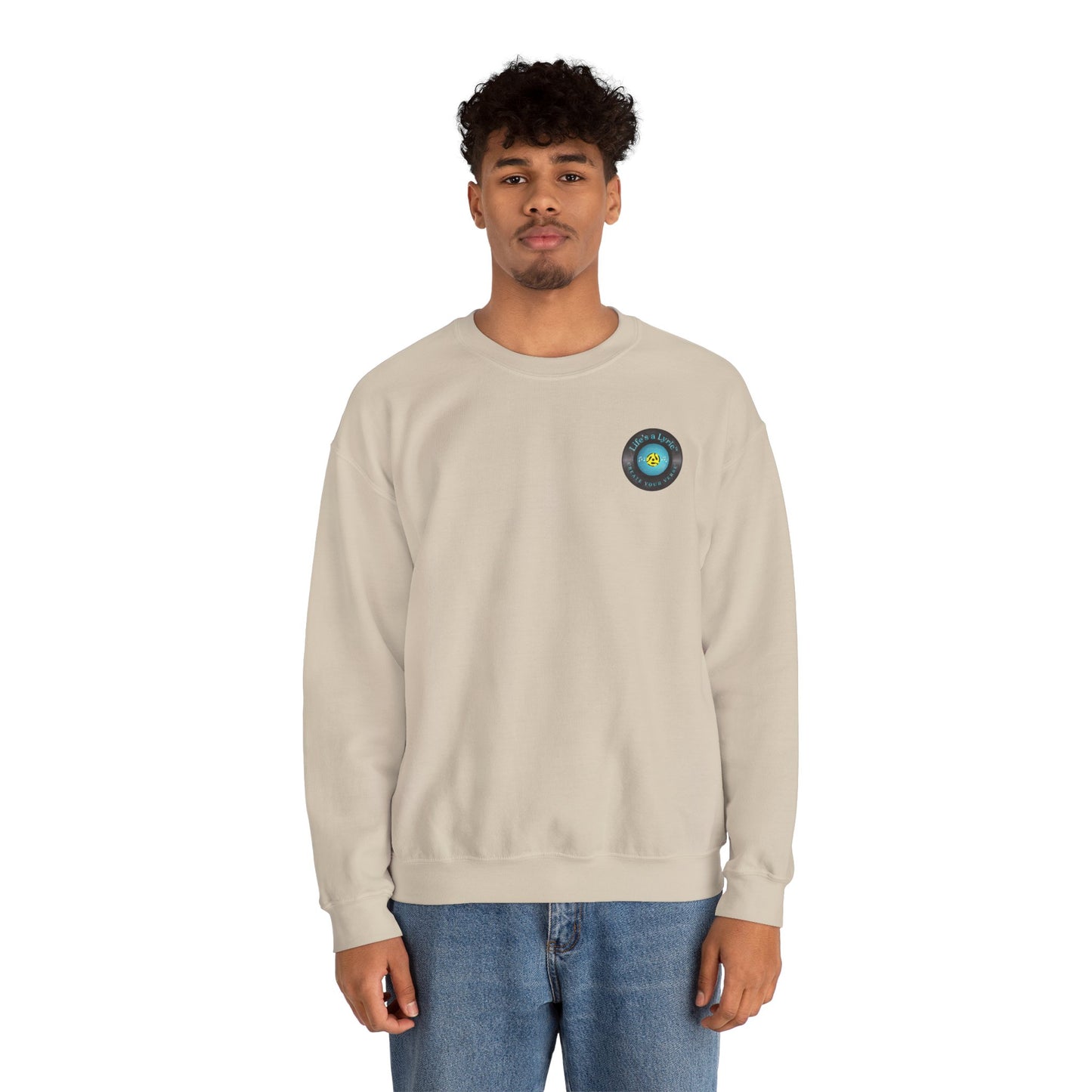 Life's a Lyric Crewneck Sweatshirt - Unisex Heavy Blend™