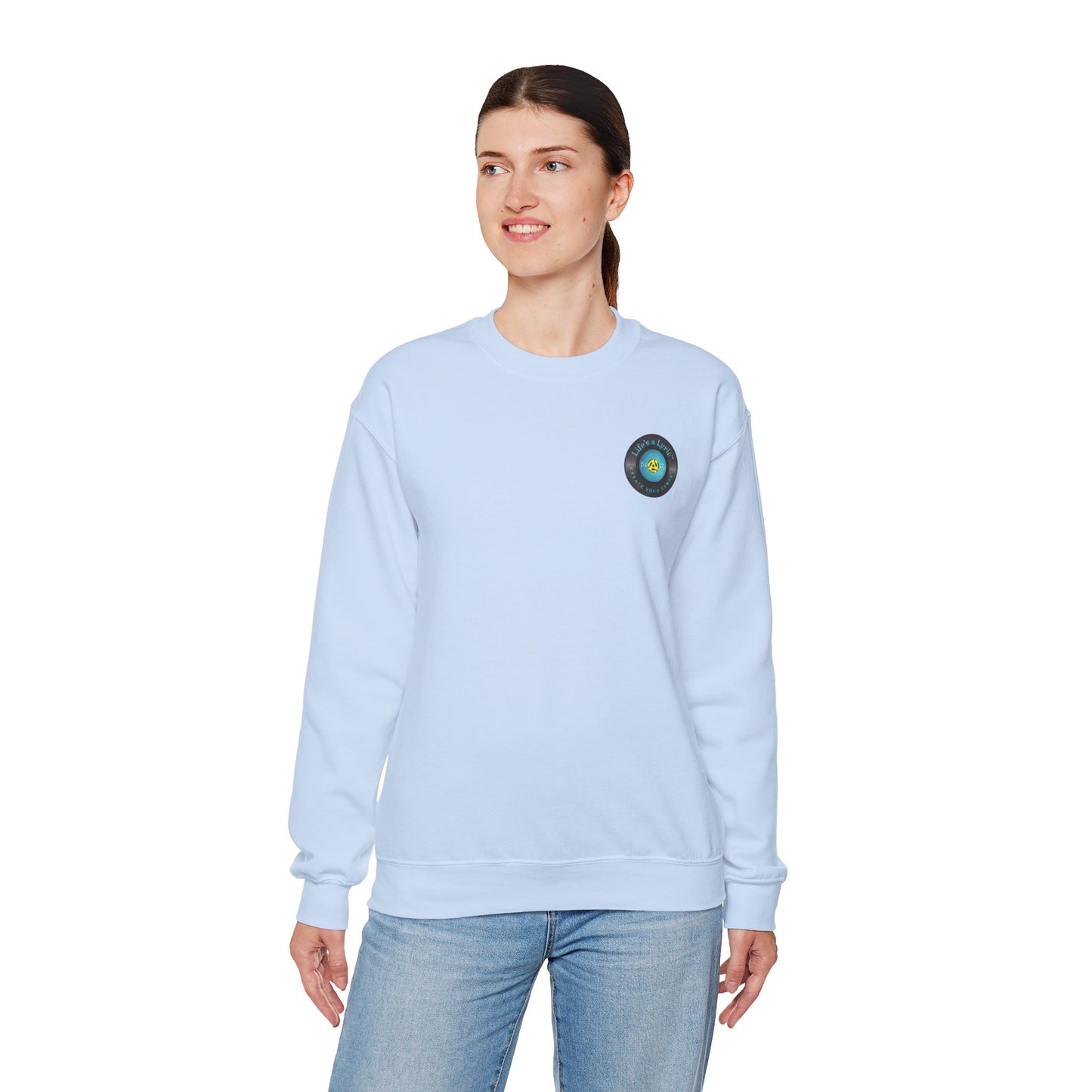 Life's a Lyric Crewneck Sweatshirt - Unisex Heavy Blend™
