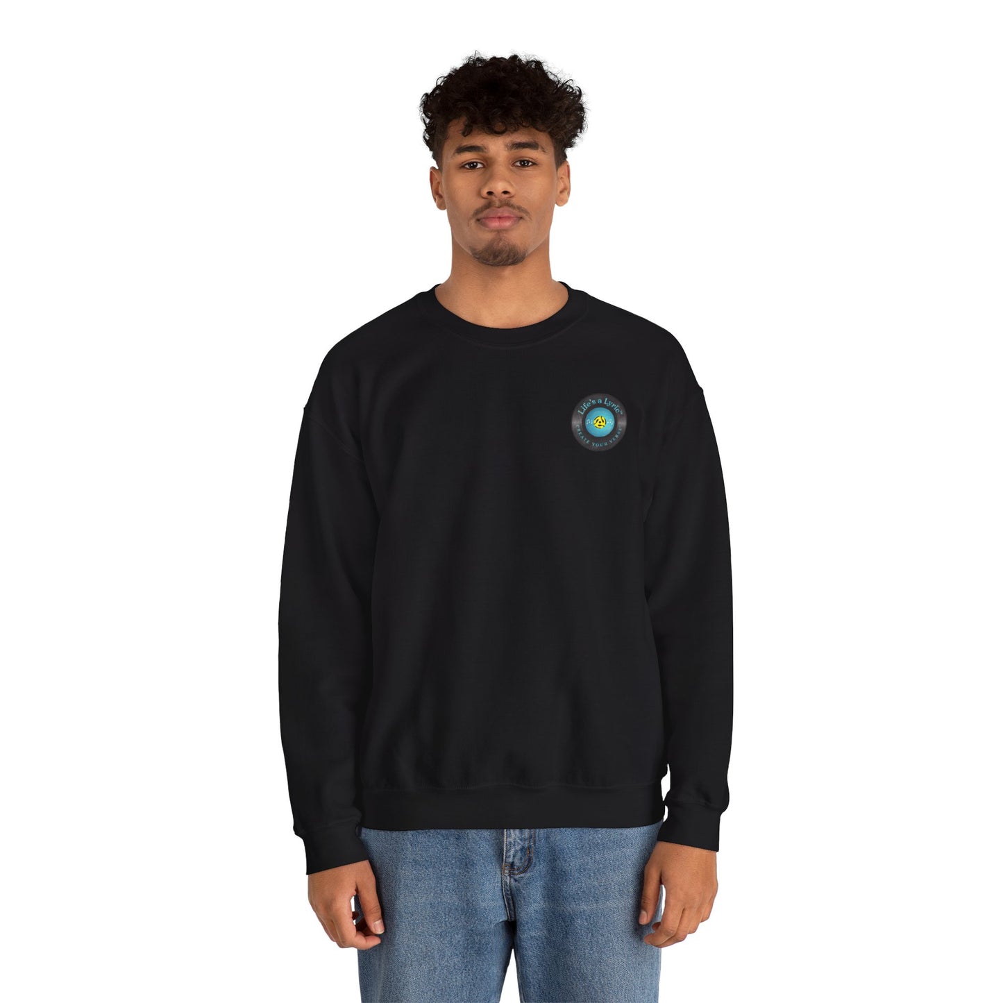 Life's a Lyric Crewneck Sweatshirt - Unisex Heavy Blend™
