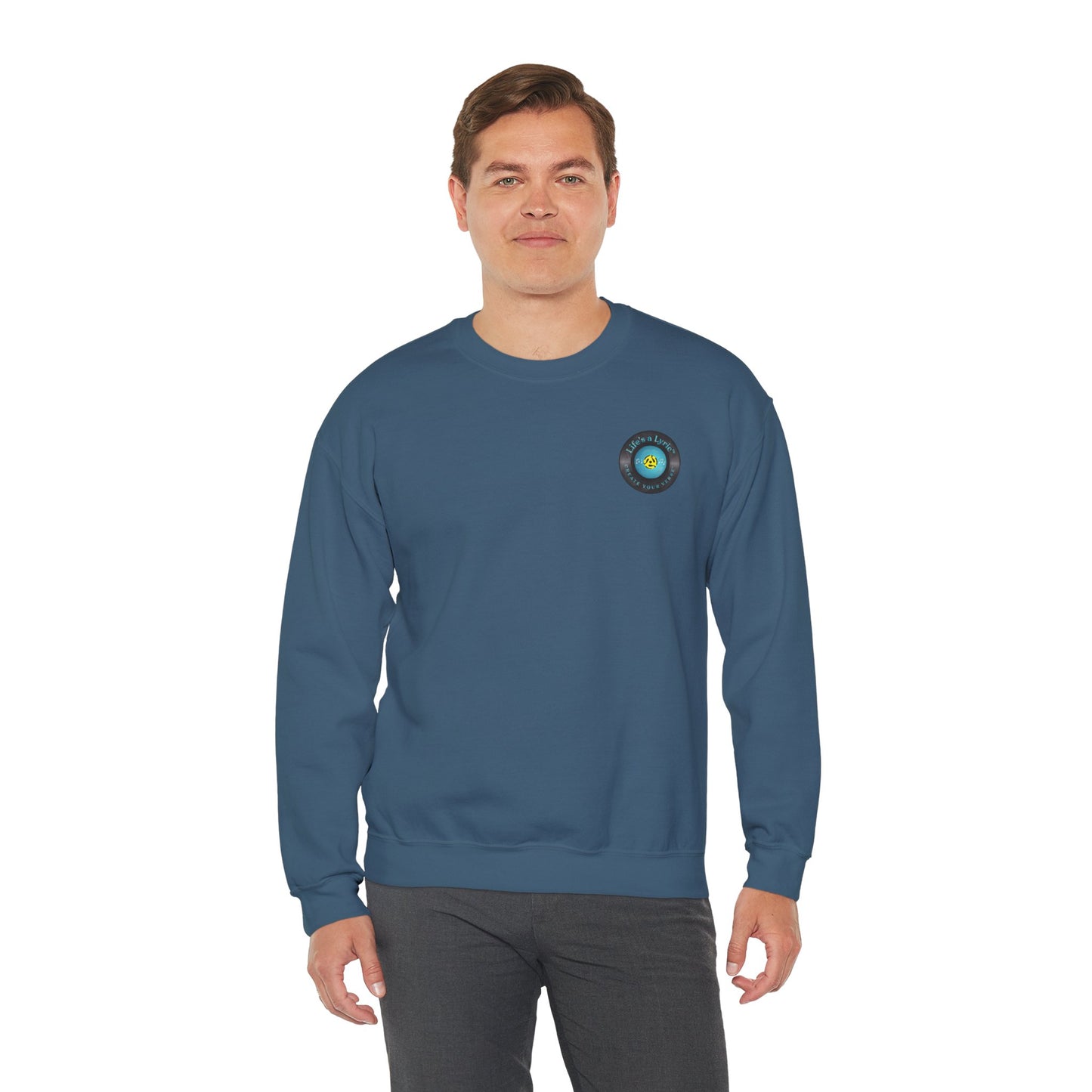 Life's a Lyric Crewneck Sweatshirt - Unisex Heavy Blend™