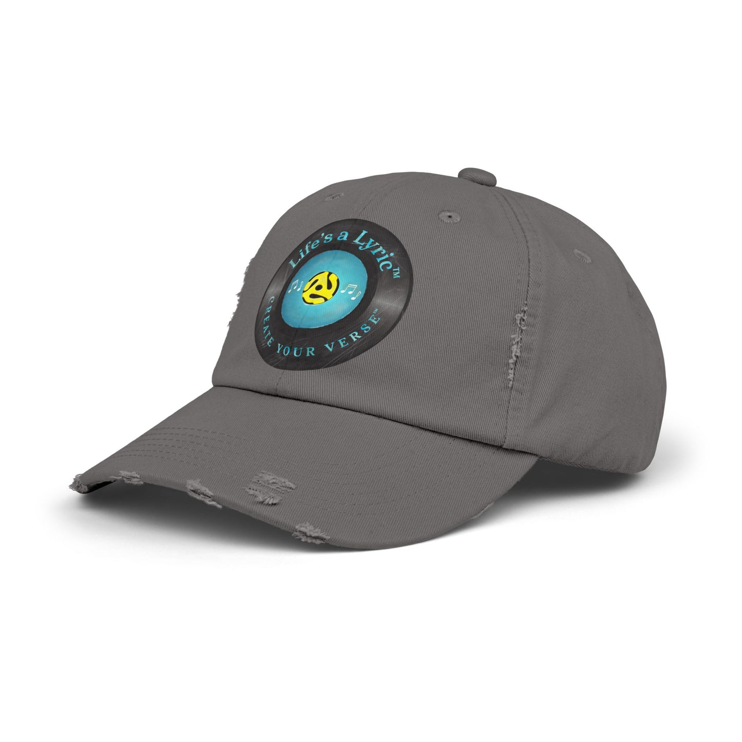 Life’s a Lyric™ Create Your Verse™ Unisex Distressed Cap