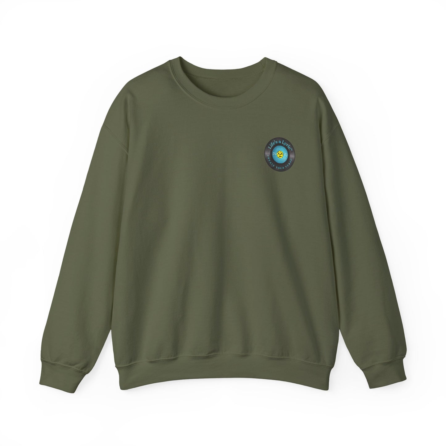 Life's a Lyric Crewneck Sweatshirt - Unisex Heavy Blend™