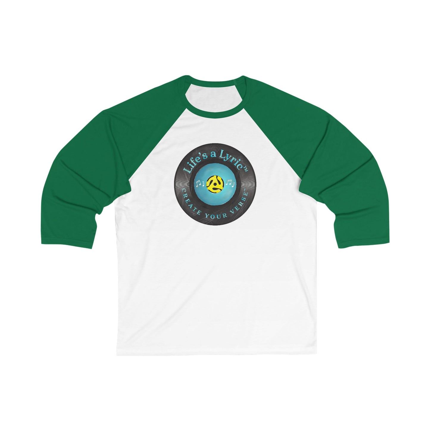 Life’s a Lyric™ Create Your Verse™ - Unisex Baseball Tee