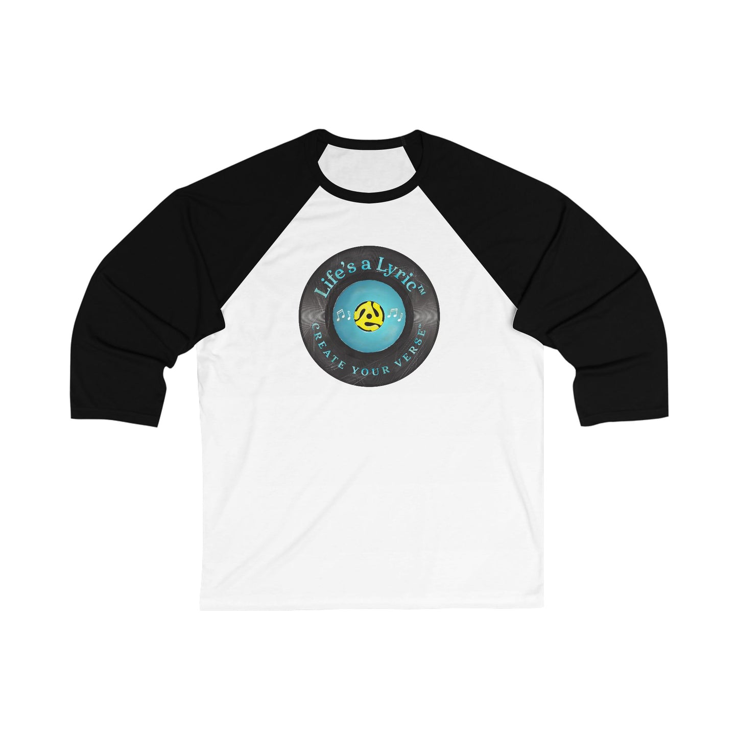 Life’s a Lyric™ Create Your Verse™ - Unisex Baseball Tee