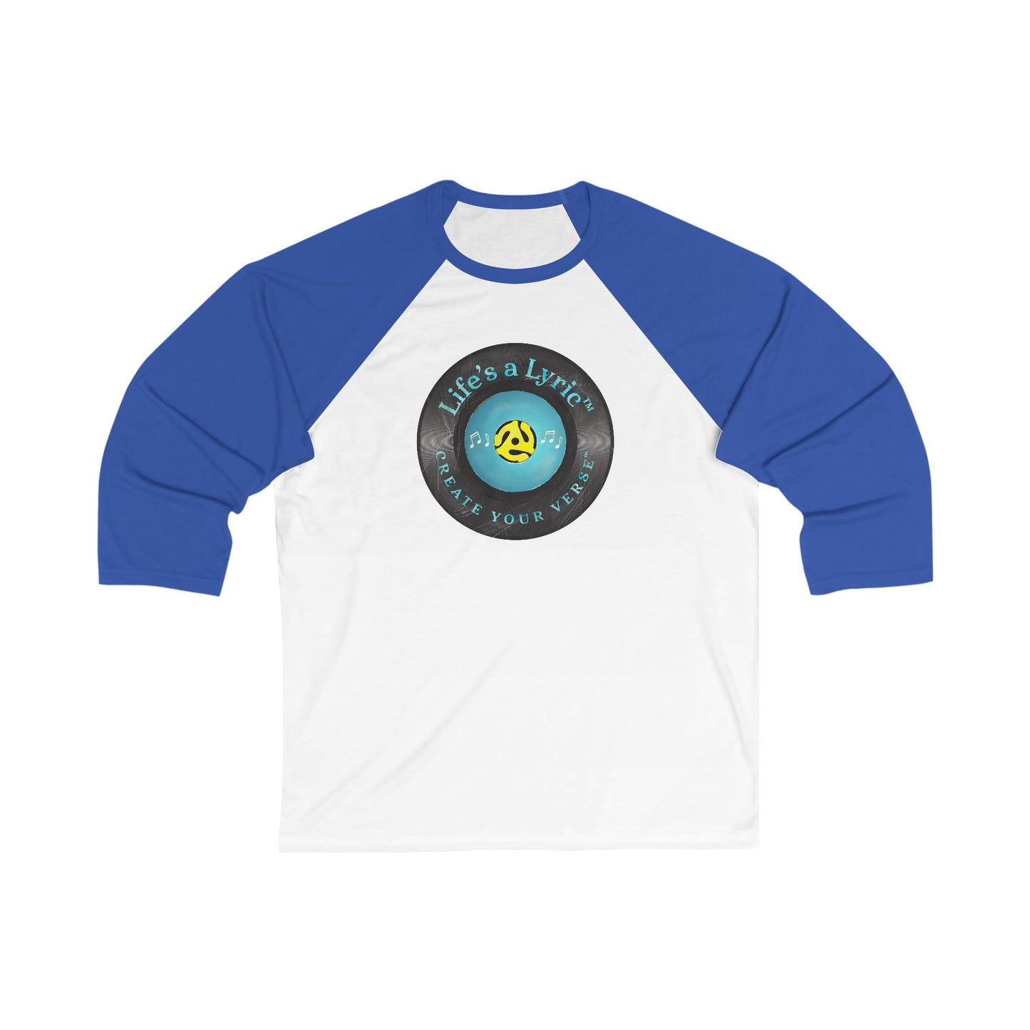 Life’s a Lyric™ Create Your Verse™ - Unisex Baseball Tee