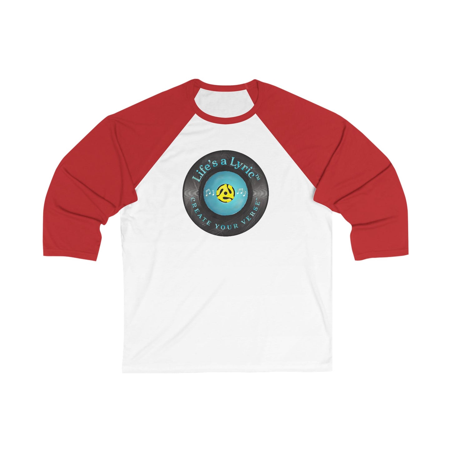 Life’s a Lyric™ Create Your Verse™ - Unisex Baseball Tee