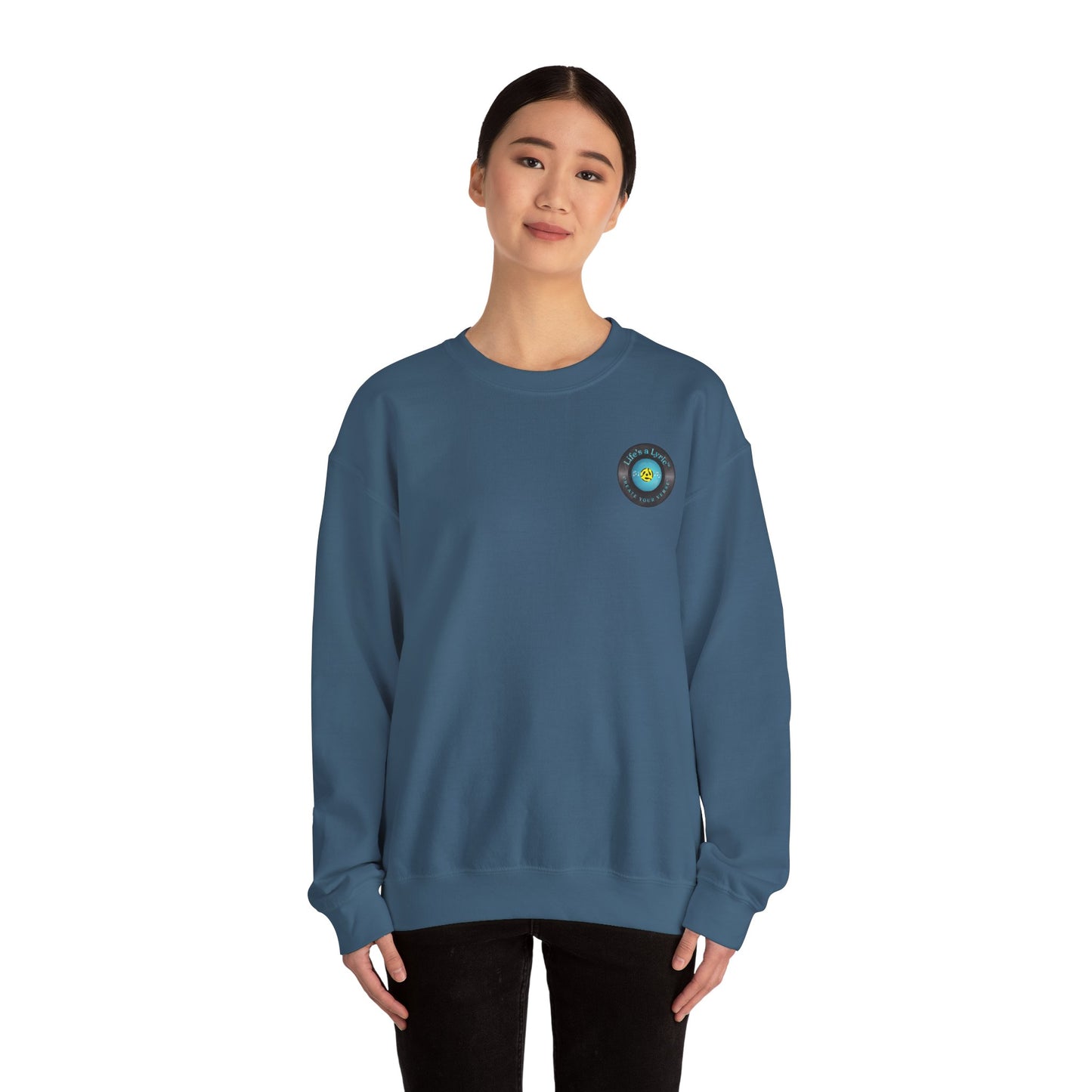 Life's a Lyric Crewneck Sweatshirt - Unisex Heavy Blend™