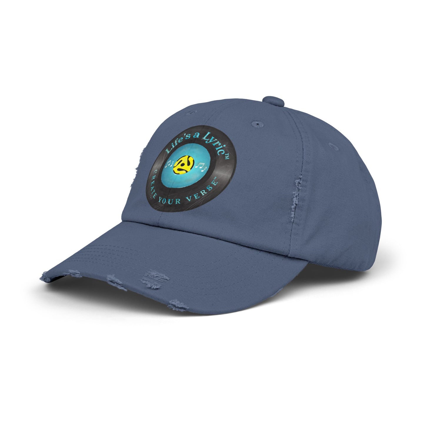 Life’s a Lyric™ Create Your Verse™ Unisex Distressed Cap