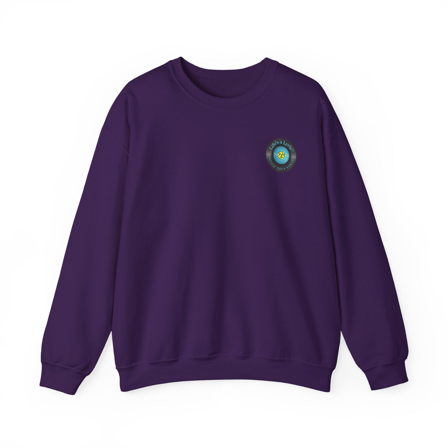 Life's a Lyric Crewneck Sweatshirt - Unisex Heavy Blend™