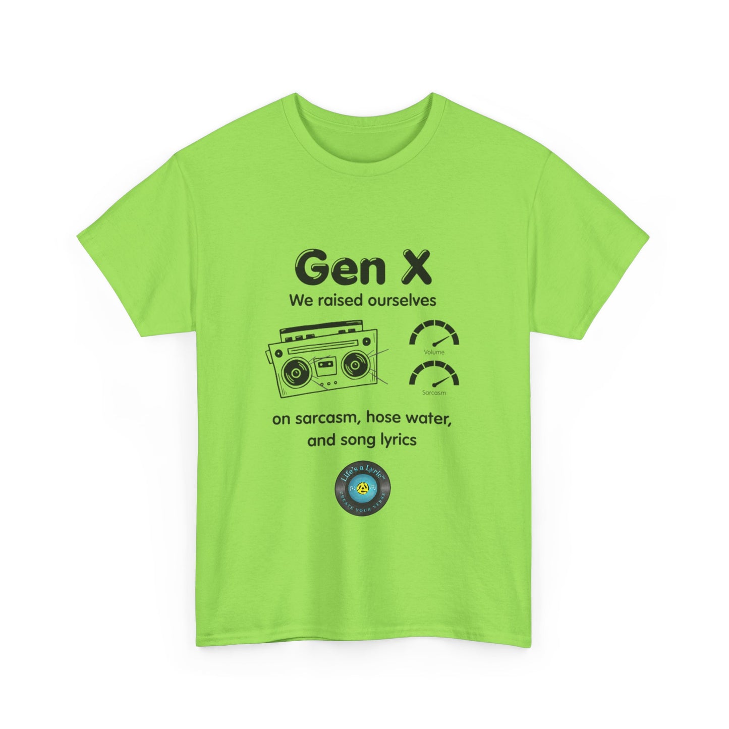 Life’s a Lyric™ Create Your Verse™ Retro Gen X Tee