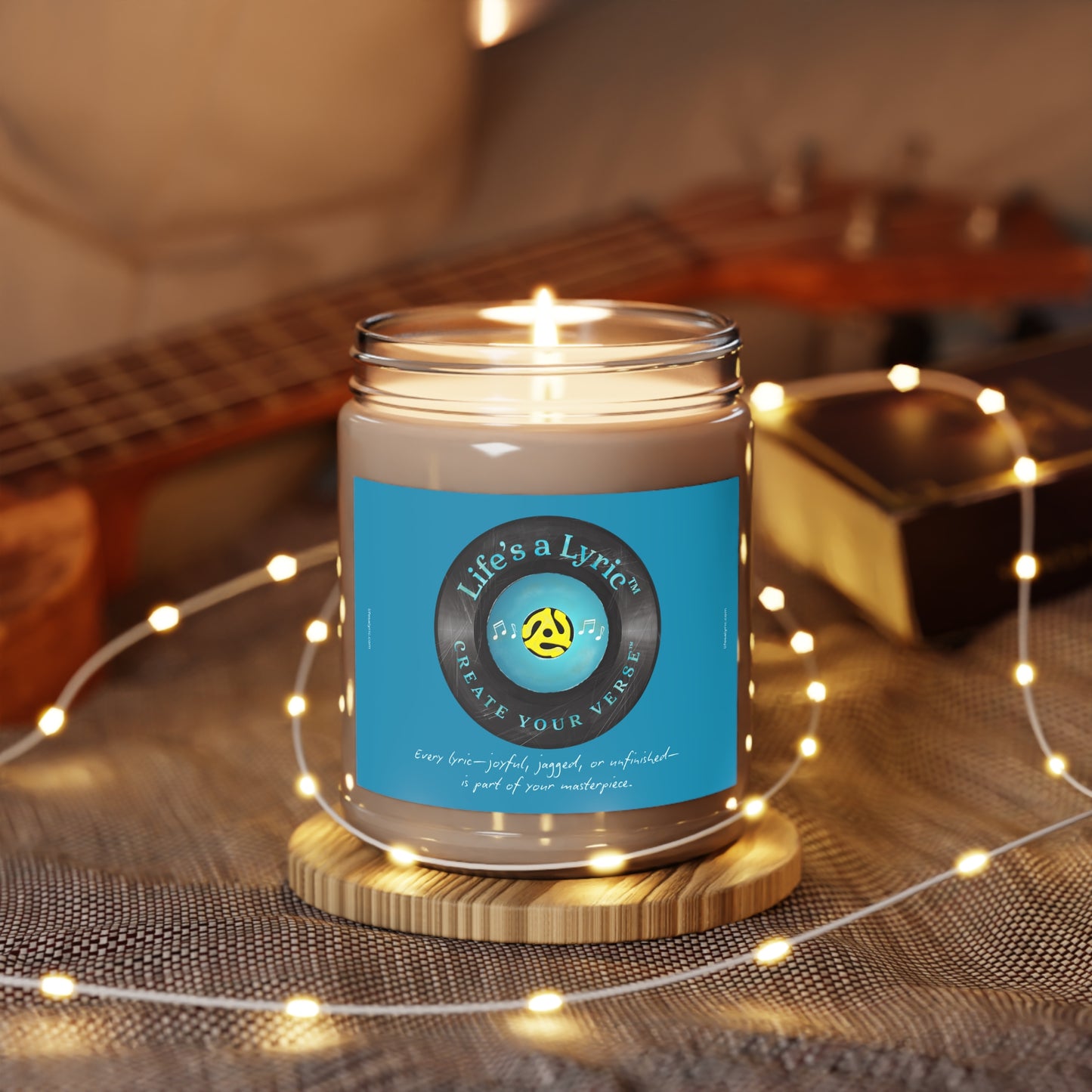 Life’s a Lyric™ Create Your Verse™ Natural Soy Wax Blend Scented Candle