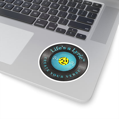 Life’s a Lyric™ Distressed Kiss-Cut Stickers - Create Your Verse Vinyl Decals