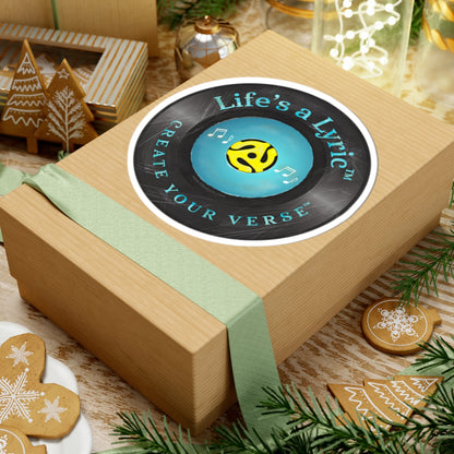 Life’s a Lyric™ Distressed Kiss-Cut Stickers - Create Your Verse Vinyl Decals