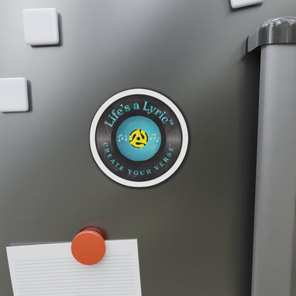 Life’s a Lyric™ - Distressed Die-Cut Magnet - Life's a Lyric - Create Your Verse