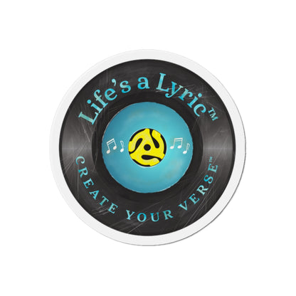 Life’s a Lyric™ - Distressed Die-Cut Magnet - Life's a Lyric - Create Your Verse