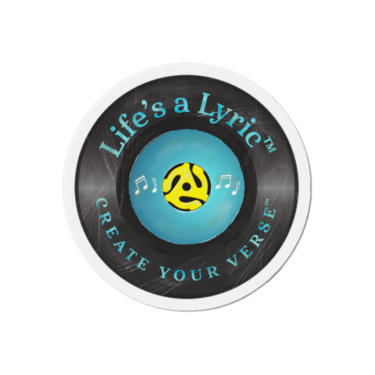 Life’s a Lyric™ Create Your Verse™ - Distressed Die-Cut Magnet