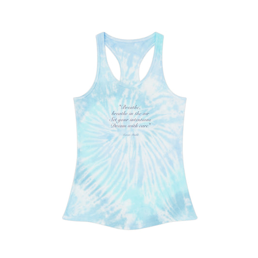 Life’s a Lyric™ Create Your Verse™ Tie Dye Racerback Tank Top
