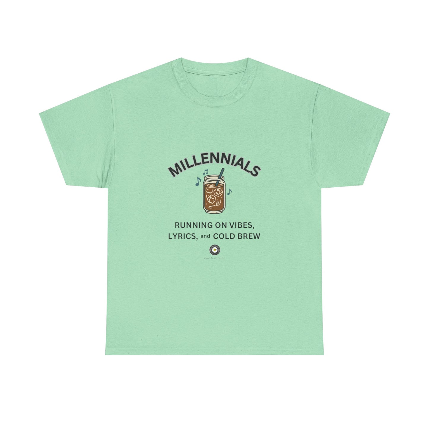 Life’s a Lyric™ Create Your Verse™ Retro Millennials Vibes Tee