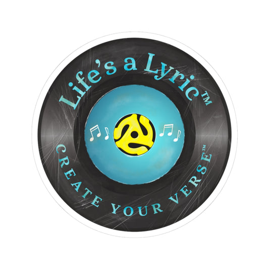 Life’s a Lyric™ Create Your Verse™ Distressed Kiss-Cut Vinyl Decals