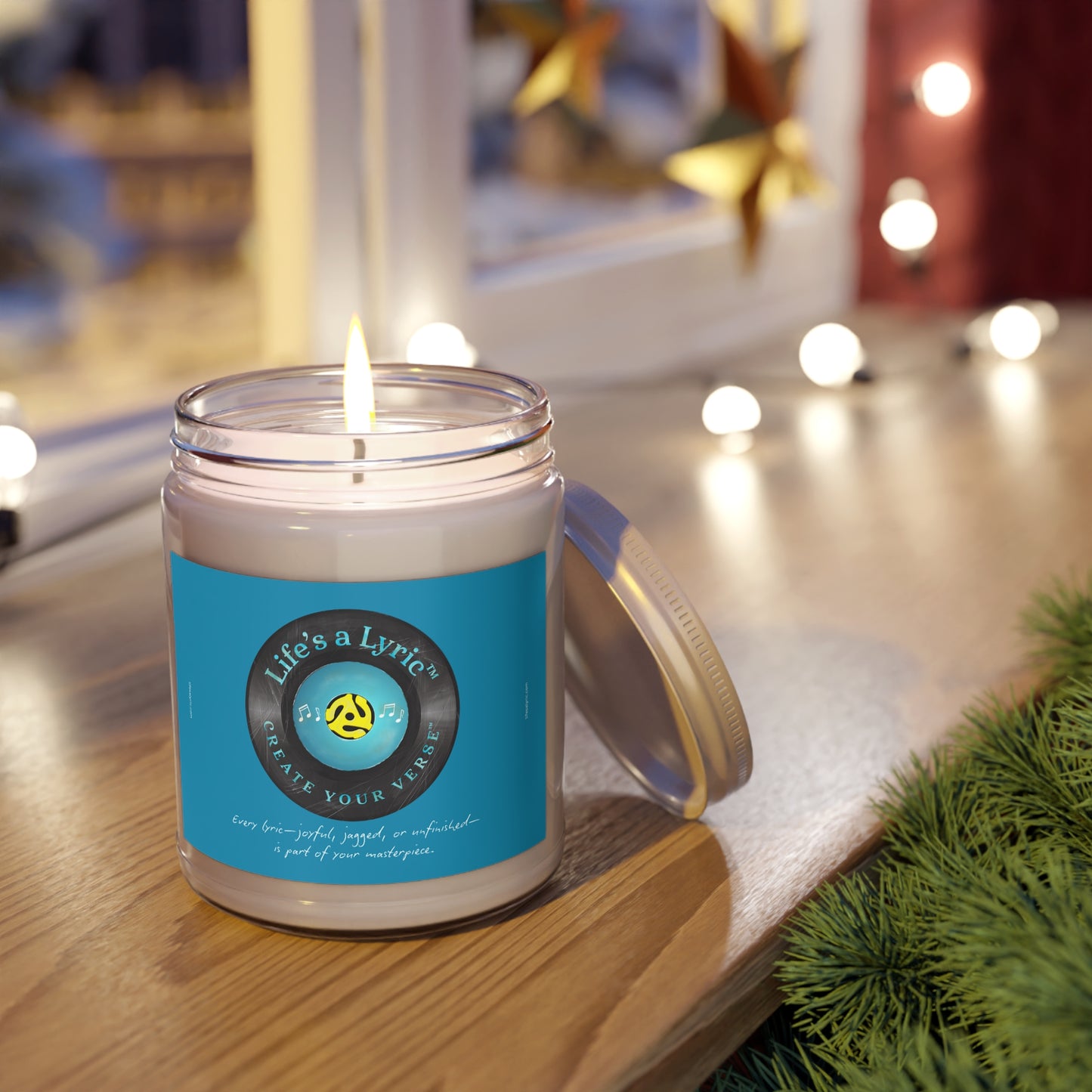 Life’s a Lyric™ Create Your Verse™ Natural Soy Wax Blend Scented Candle