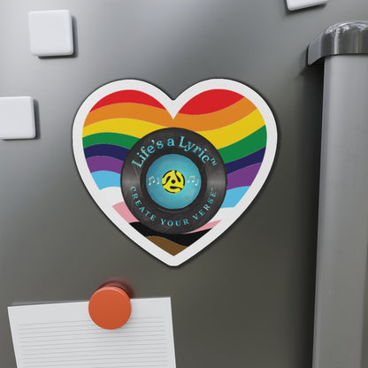 Life’s a Lyric™ Create Your Verse™ Colorful Heart-Shaped Die-Cut Magnet