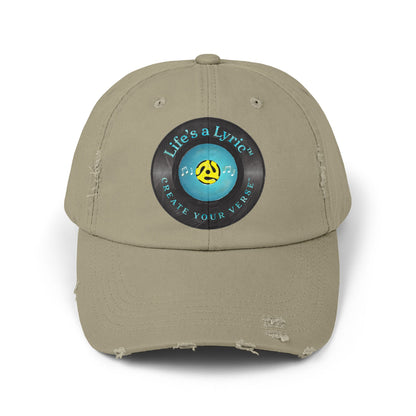 Life’s a Lyric™ Create Your Verse™ Unisex Distressed Cap