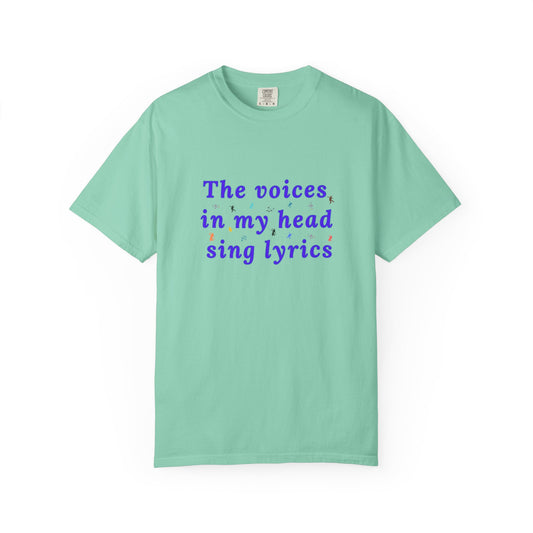 Life’s a Lyric™ Create Your Verse™ Unisex Garment-Dyed T-shirt