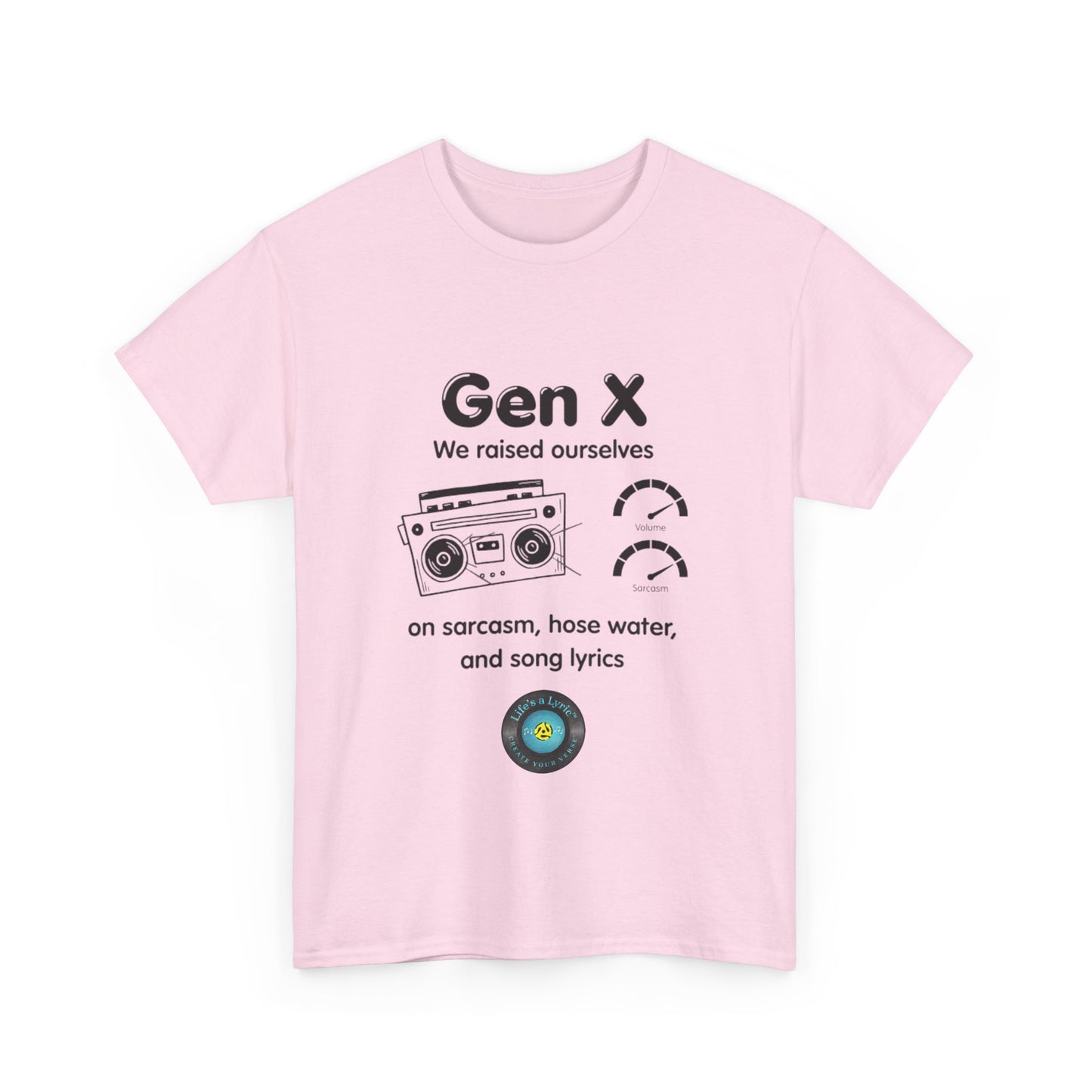 Life’s a Lyric™ Create Your Verse™ Retro Gen X Tee