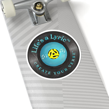Life’s a Lyric™ Distressed Kiss-Cut Stickers - Create Your Verse Vinyl Decals