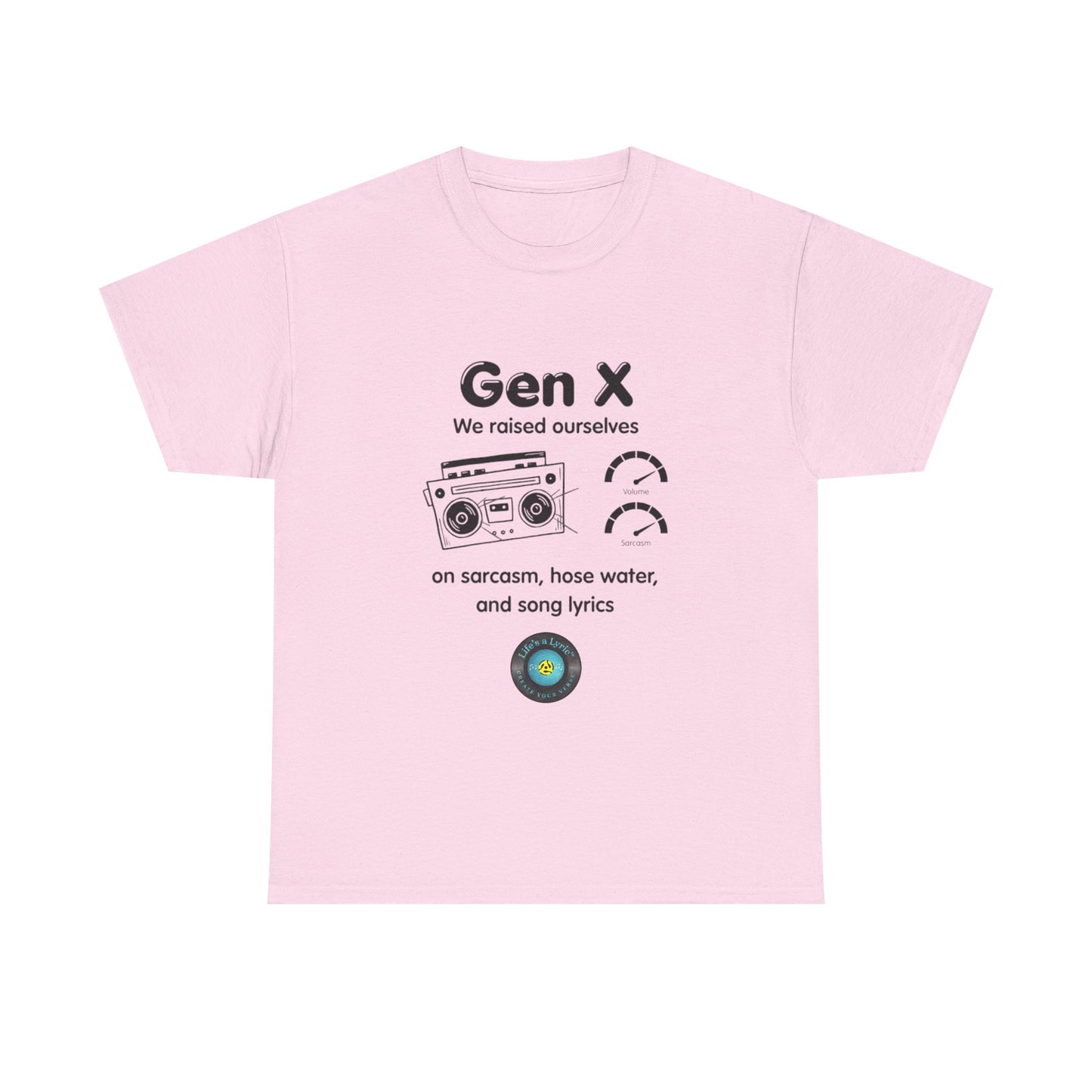 Life’s a Lyric™ Create Your Verse™ Retro Gen X Tee