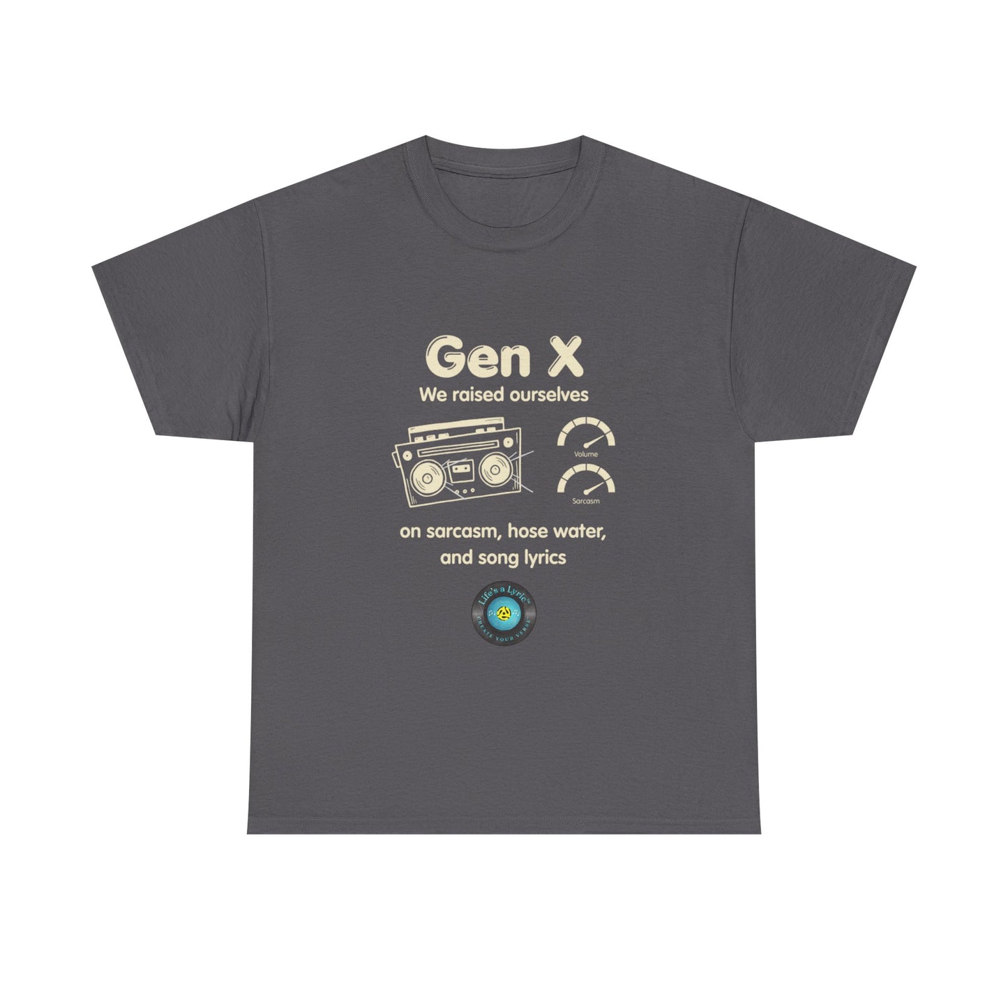 Life’s a Lyric™ Create Your Verse™ Retro Gen X Tee